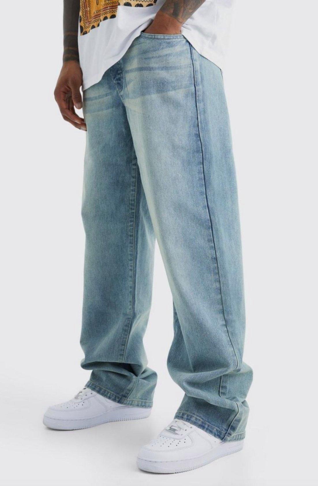 Baggy Rigid Jeans | boohooMAN USA Baggy Rigid Jeans | boohooMAN USA